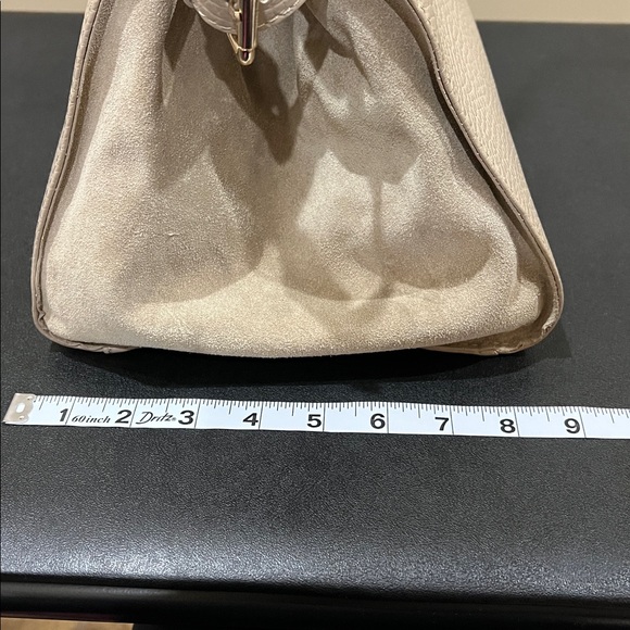 Anna Paola | Italian Leather Satchel w/ Crossbody & Scarf - Picture 13 of 16